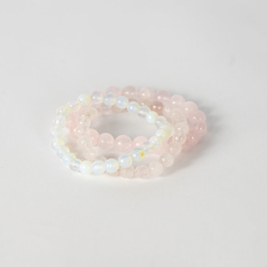 10mm Bracelet-Rose Quartz