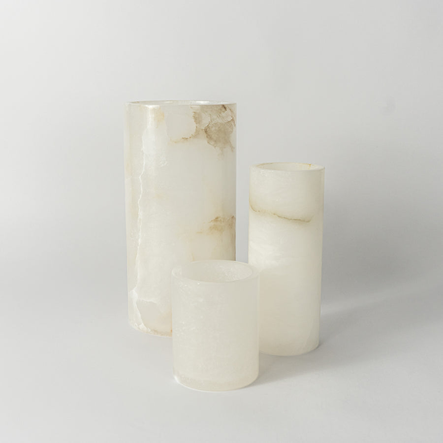 Alabaster Vase-Tall & Slim