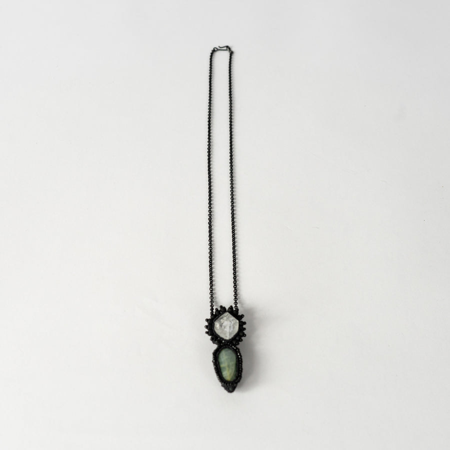 Aquamarine Apophyllite Necklace