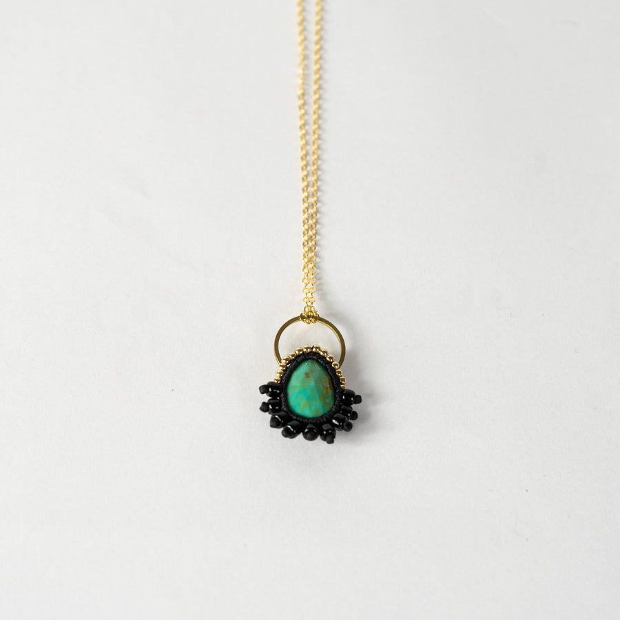 Turquoise 14K Gold Filled Beads Necklace