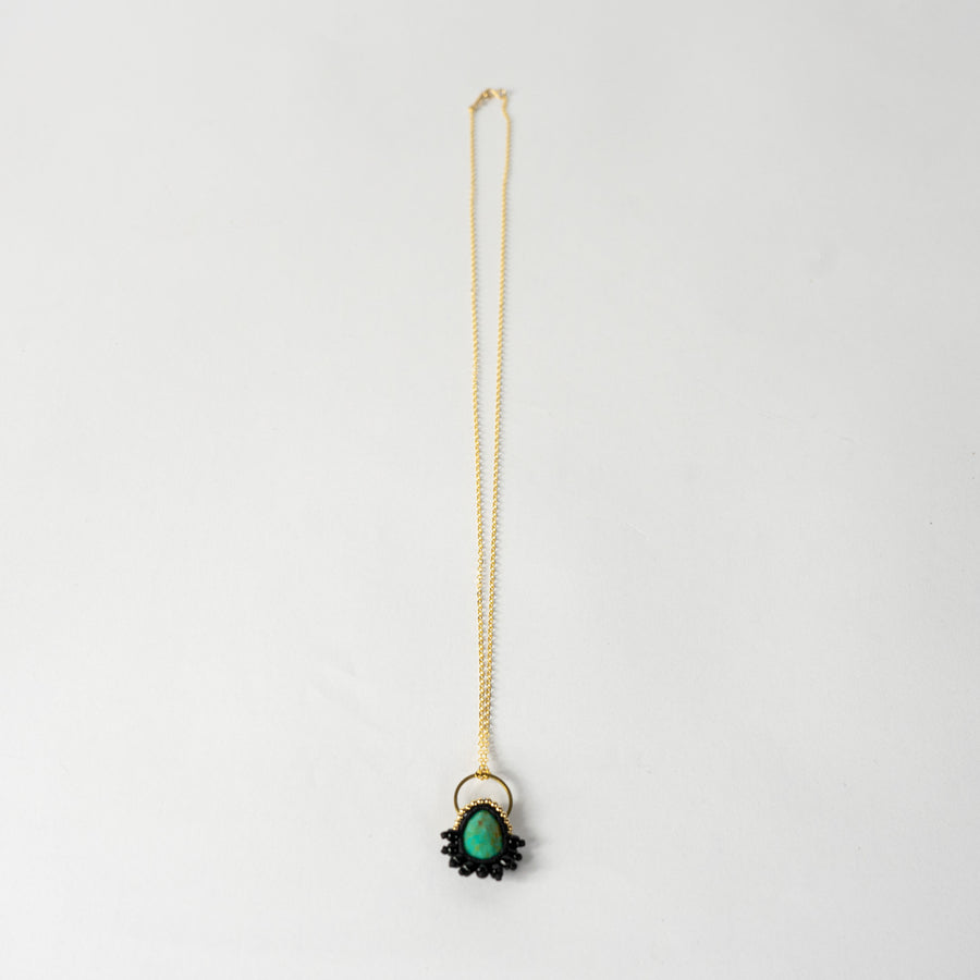 Turquoise 14K Gold Filled Beads Necklace