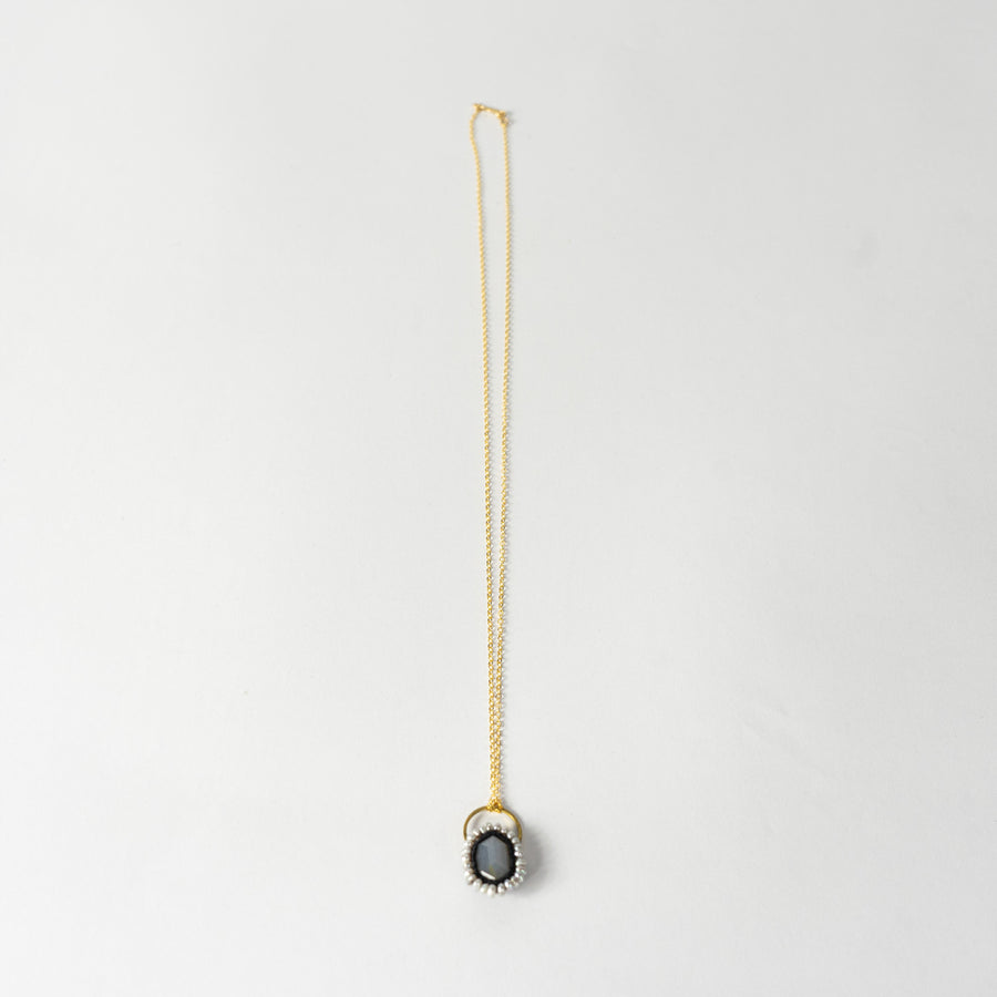 Sapphire Pearls Necklace
