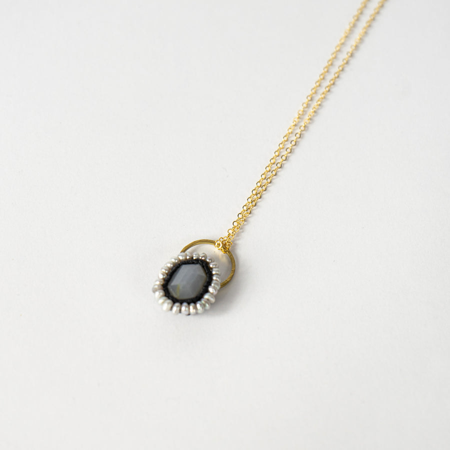Sapphire Pearls Necklace