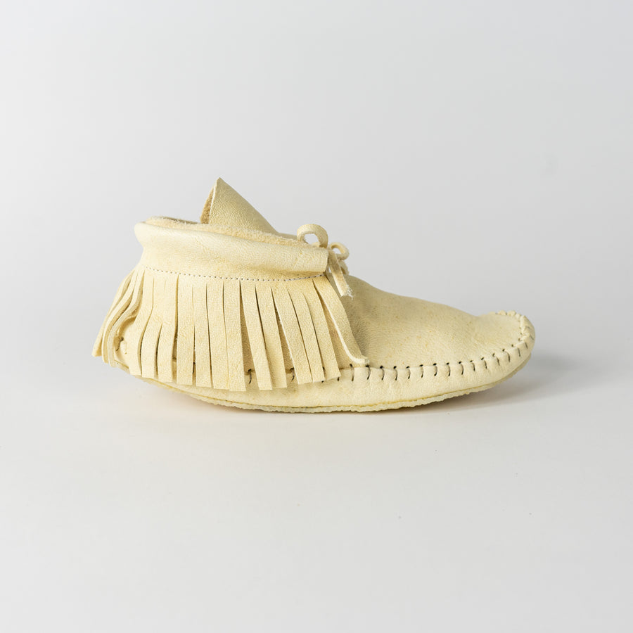 Jamie Gentry Moccasins-Fringe-Bone