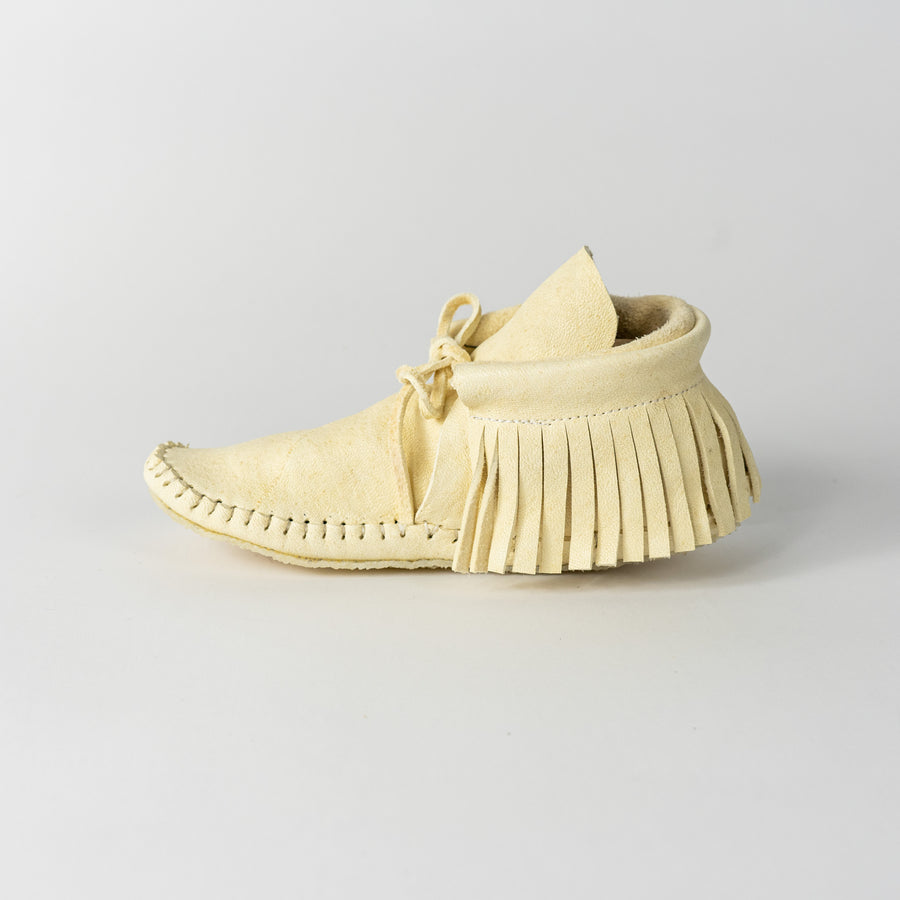 Jamie Gentry Moccasins-Fringe-Bone