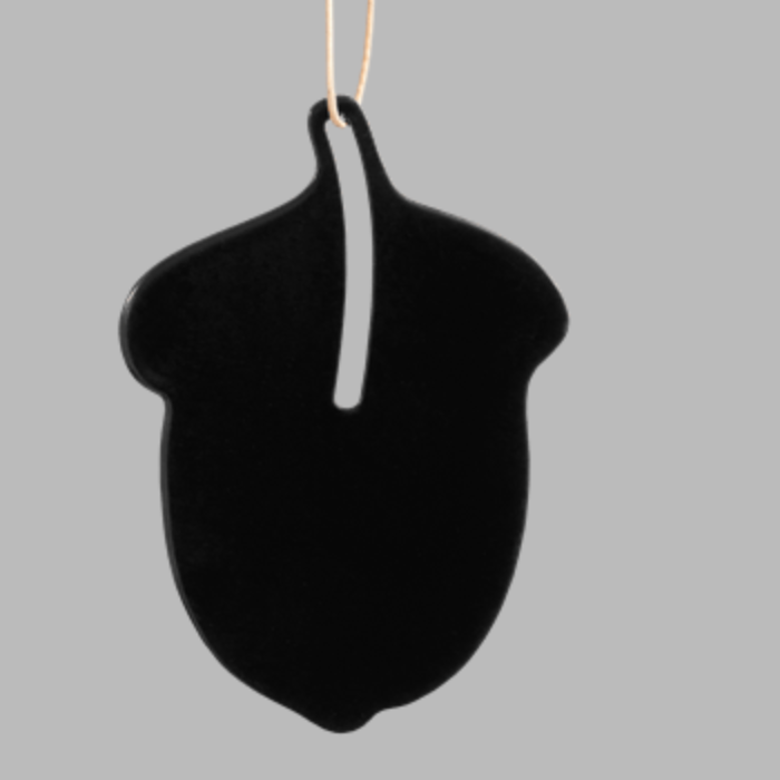 Christmas Ornament - Acorn Black